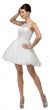 Bejeweled Bust Short Babydoll Homecoming Party Dress in an alternate image